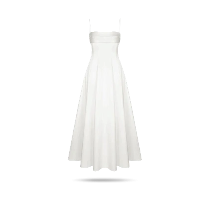 Химчистка свадебного платья простого кроя