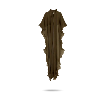 Химчистка туники сложного кроя с отделкой