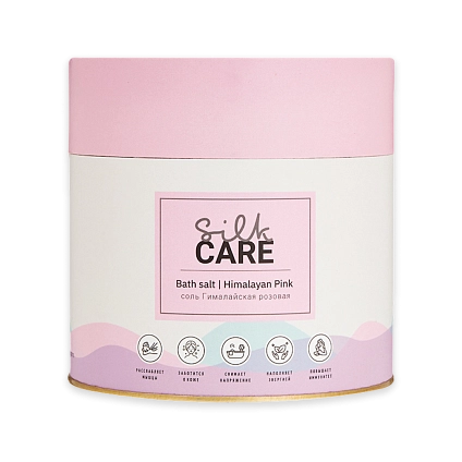 Соль для ванн Гималайская розовая, SILK CARE